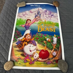 Beauty And The Beast Original 17.75x27 Promotional Movie Poster